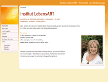 Tablet Screenshot of institut-lebensart.at